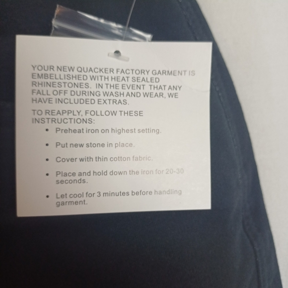 NWT Quacker Factory Jeans Bootcut Dream Jeannes Black Size 14 A210151 - Picture 4 of 7